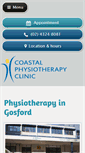 Mobile Screenshot of coastalphysiogroup.com.au